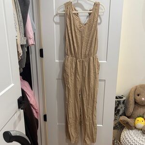 Stylish Tan Jumpsuit